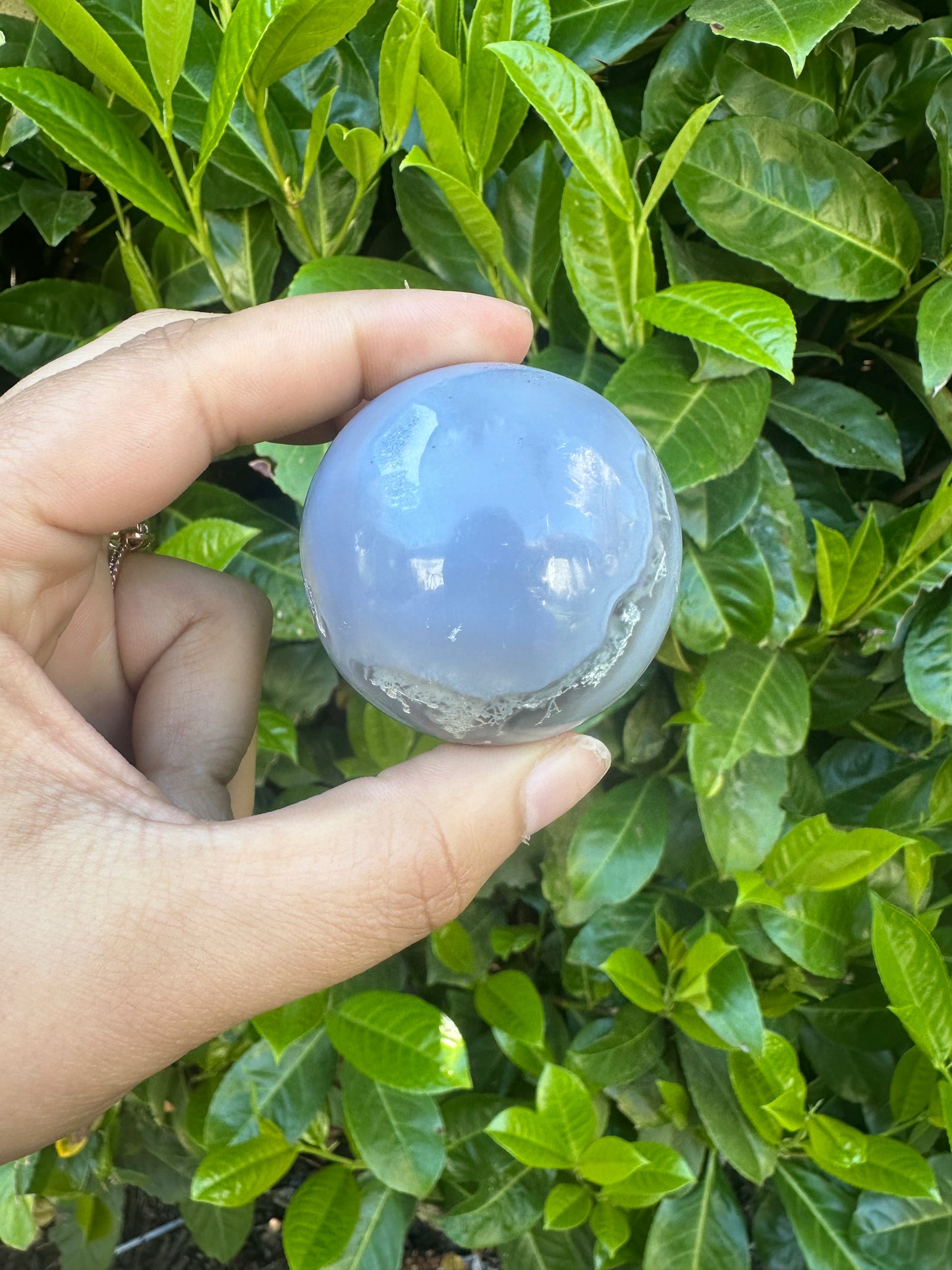 Moss Agate Crystal Sphere