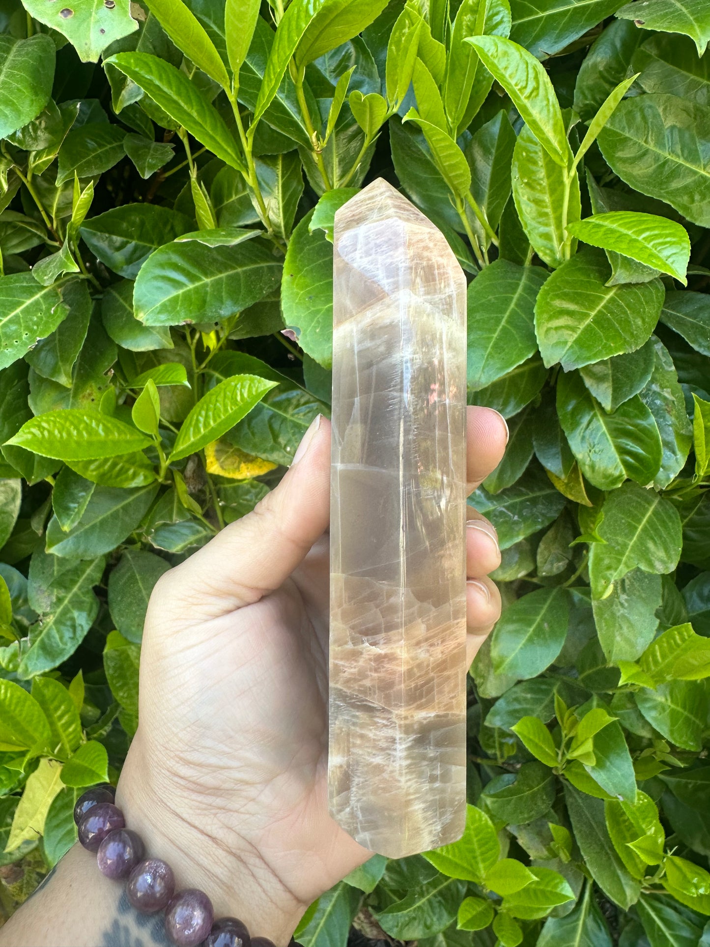 Peachmoon Stone Tower Crystal Carving