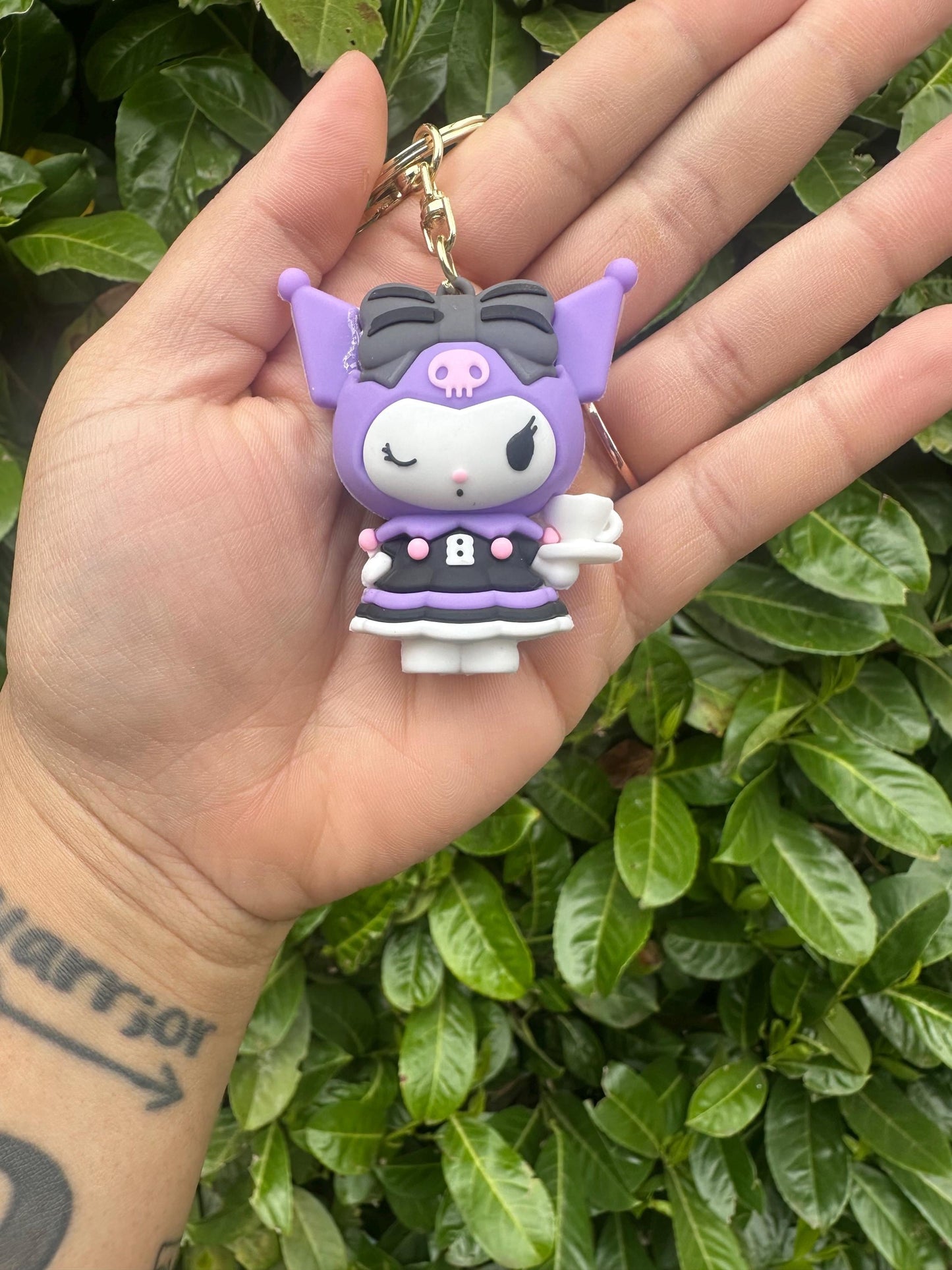 Kuromi Key Chain, Kuromi in a dress