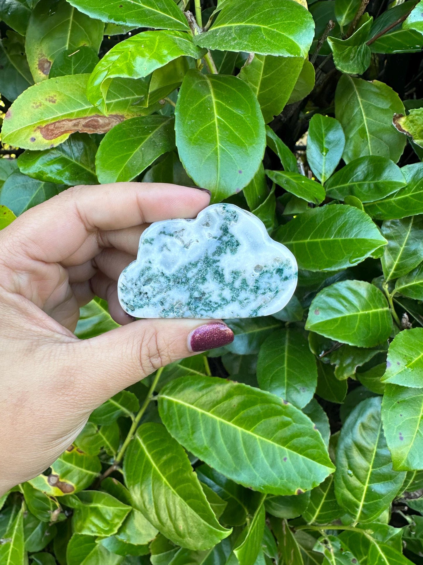 Tree agate Cloud Crystal Carving