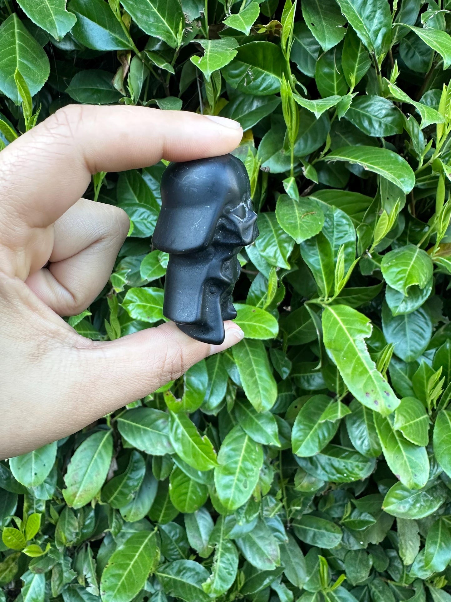 Black Obsidian Darth Vader Crystal Carving