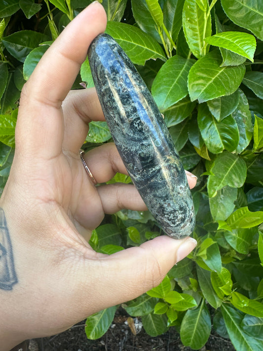 Kambaba Jasper Wand Crystal Carving