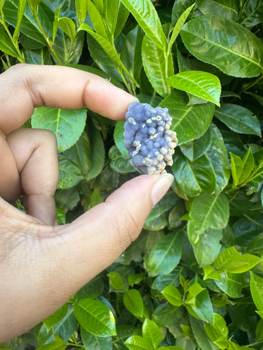 Grape Agate Cluster Crystals