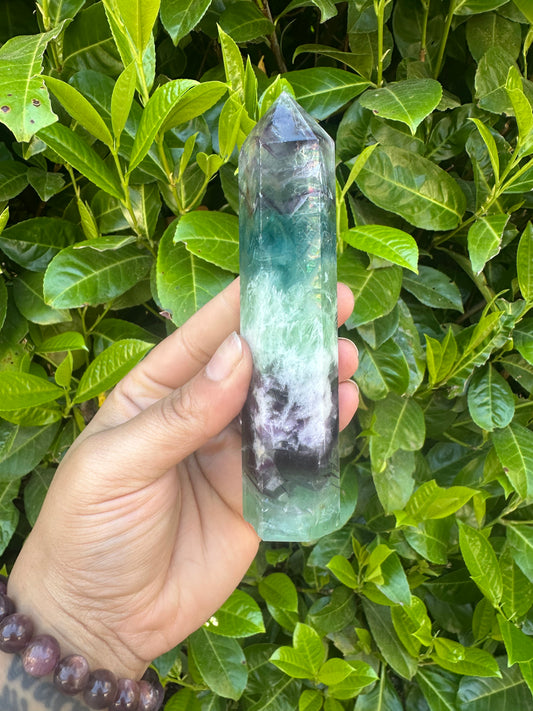 Rainbow Fluorite Crystal Towers