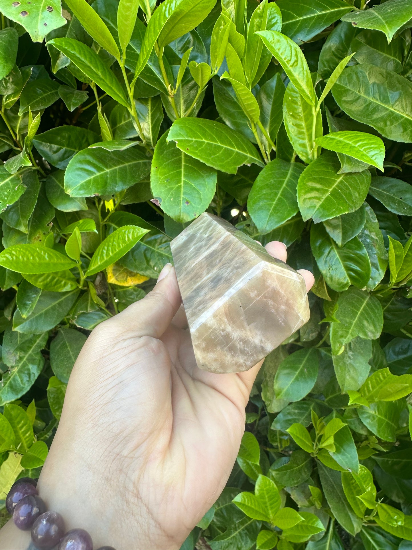 Peachmoon Stone Tower Crystal Carving
