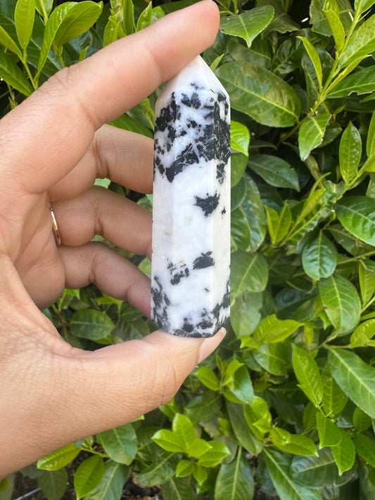 Zebra Calcite Crystal Towers