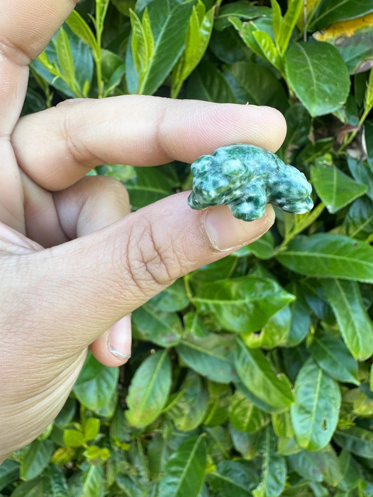 Mini Frog Crystal Carvings