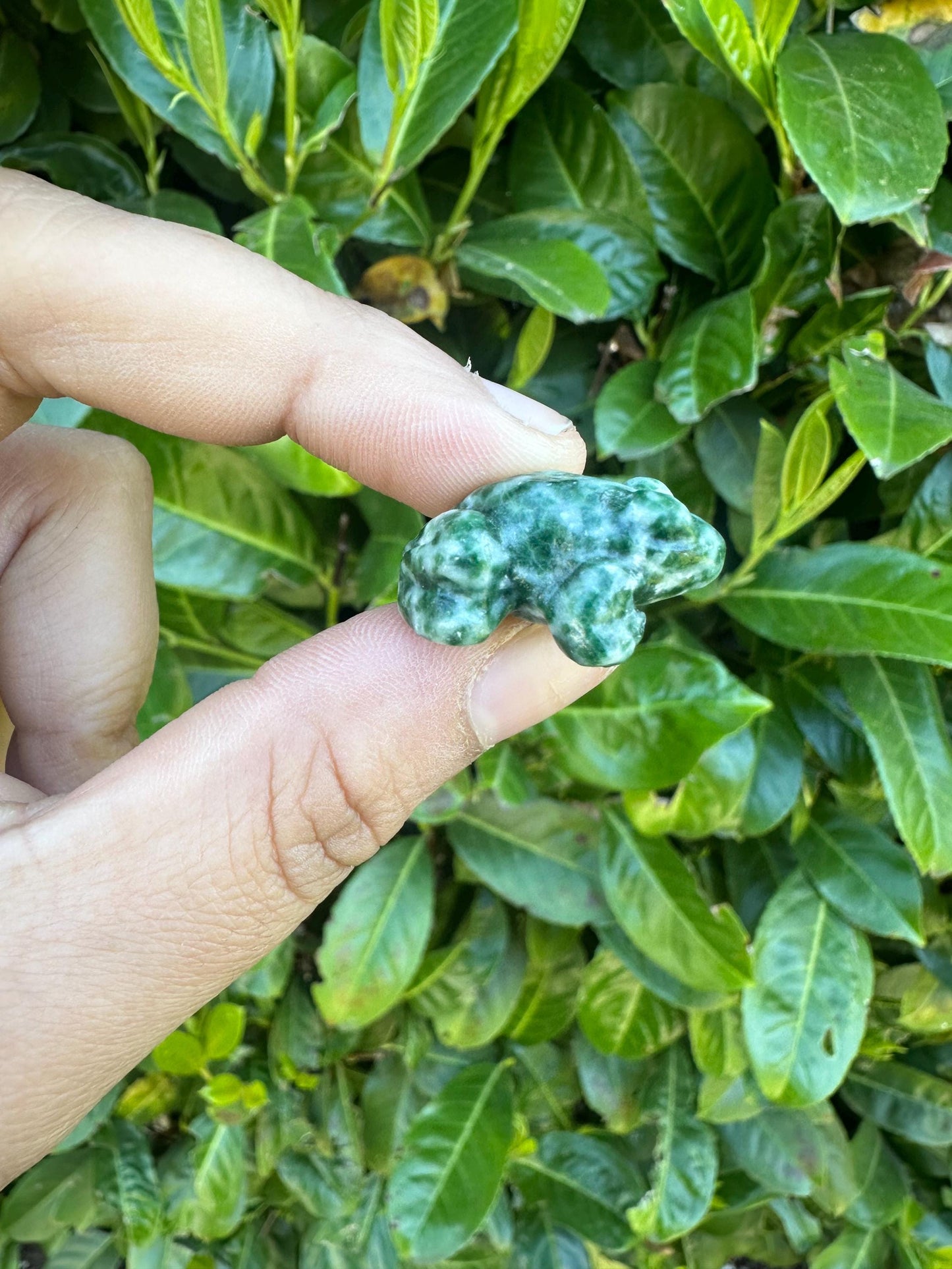Mini Frog Crystal Carvings