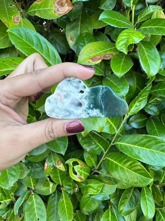 Tree agate Cloud Crystal Carving