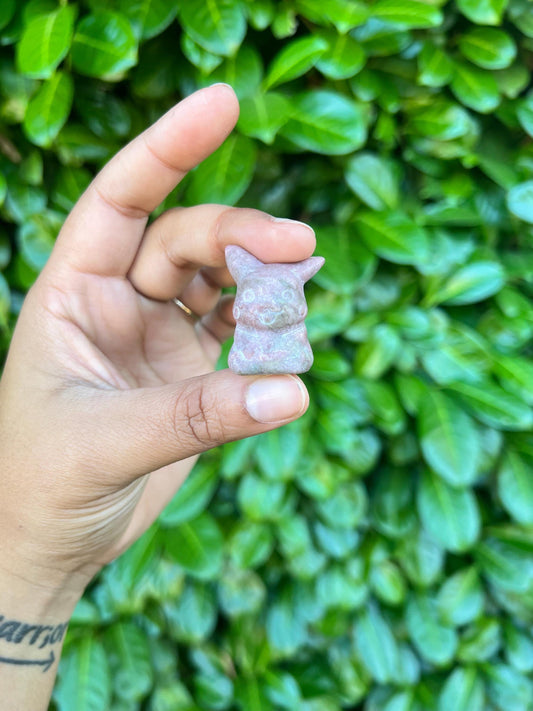 Ocean Jasper 1in Pikachu Crystal Carving