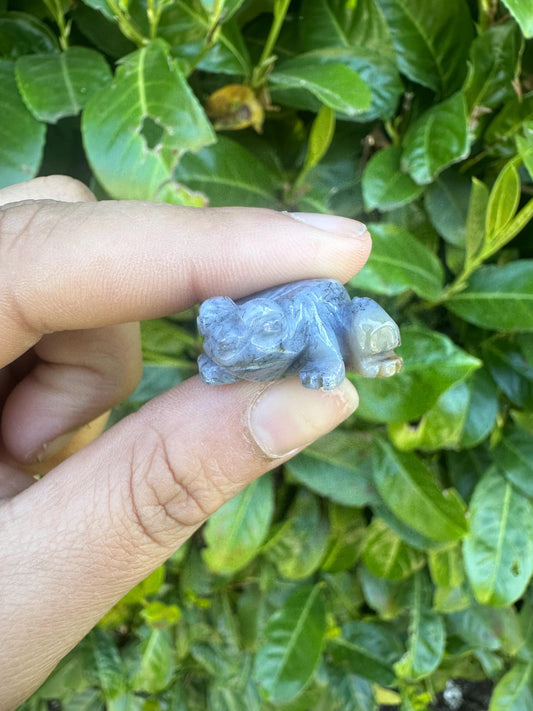 Mini Frog Crystal Carvings