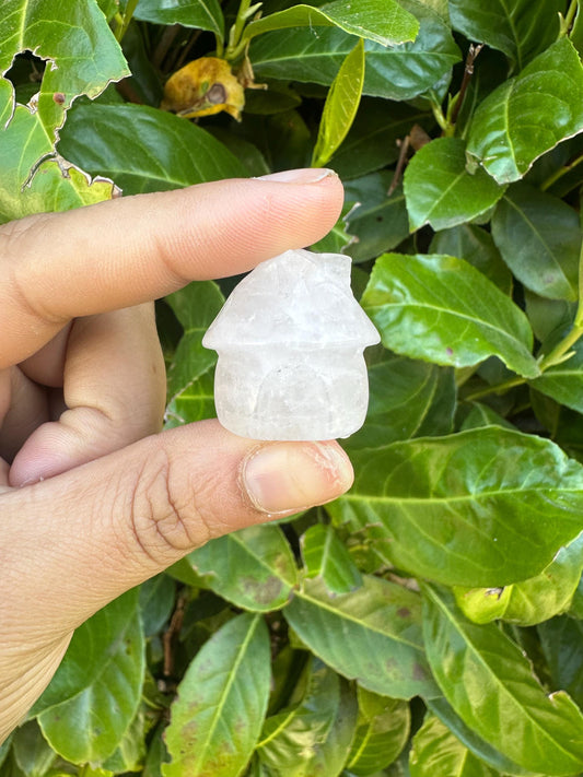 Mini Cottage Crystal Carvings
