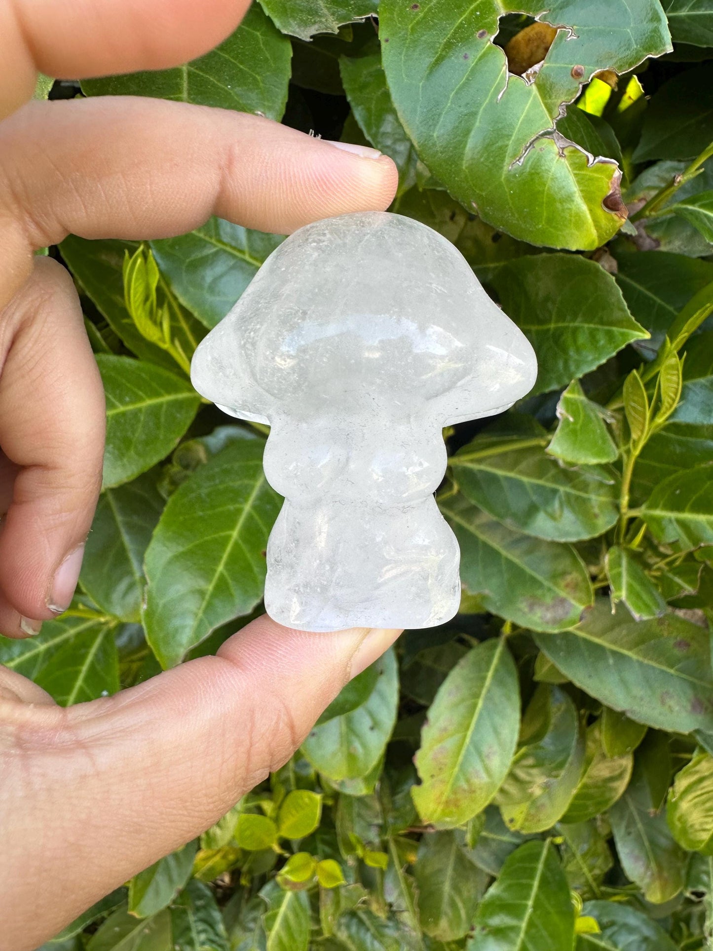 Mushroom Head Goddess Women Body Carving