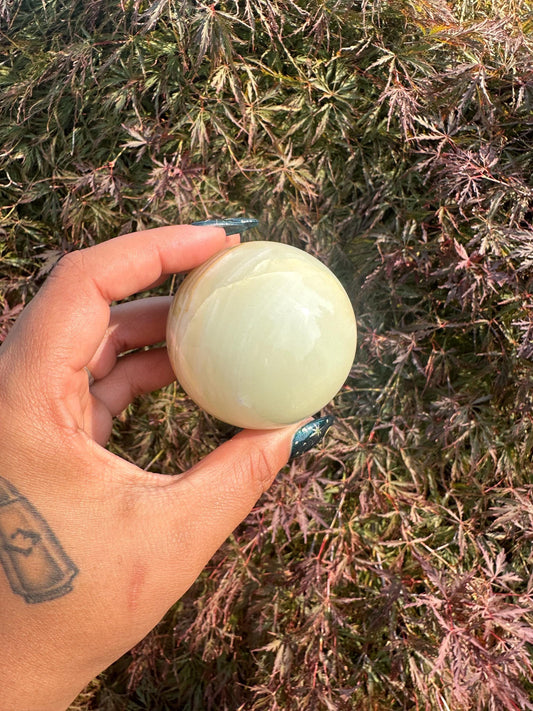 Green Onyx Crystal Sphere